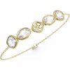 Náramok s čírymi krištáľmi Guess Mamounia JUBB05570JWYGT Náramok s čírymi krištáľmi Guess Mamounia JUBB05570JWYGT