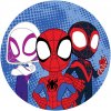 Carbotex Detský okrúhly vankúšik Spidey Team Carbotex Detský okrúhly vankúšik Spidey Team