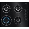 ELC Electrolux EGG6407K čierny Vstavaný plynový sporák 59 cm 4 zóny ELC Electrolux EGG6407K čierny Vstavaný plynový sporák 59 cm 4 zóny
