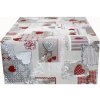 Behúň na stôl patchwork červené srdiečka 50x150 cm Made in Italy Červená 50x150 cm Behúň na stôl patchwork červené srdiečka 50x150 cm Made in Italy Červená 50x150 cm