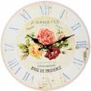 Nástenné hodiny, Flor0120, Rose De Provence, 34cm Nástenné hodiny, Flor0120, Rose De Provence, 34cm