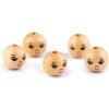 Drevené korálky s tvárou Ø18 mm - prírodné (540 ks) Drevené korálky s tvárou Ø18 mm - prírodné (540 ks)