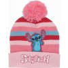 DIFUZED · Dievčenská zimná pletená čiapka s brmbolcom Stitch - licencia Lilo & Stitch Ružová DIFUZED · Dievčenská zimná pletená čiapka s brmbolcom Stitch - licencia Lilo & Stitch Ružová