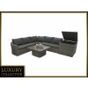 DEOKORK Ratanová modulová zostava BORNEO LUXURY pre 5 osôb (sivá) DEOKORK Ratanová modulová zostava BORNEO LUXURY pre 5 osôb (sivá)