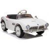 JOKO Elektrické autíčko BMW 507 Retro, penové kolesá, kožené sedadlo, USB, MP3, biele JOKO Elektrické autíčko BMW 507 Retro, penové kolesá, kožené sedadlo, USB, MP3, biele