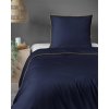 Elegantné posteľné obliečky s lemovkou PURE v tmavomodrej farbe Elegantné posteľné obliečky s lemovkou PURE v tmavomodrej farbe