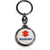 Prívesok na kľúče AutoZulu živicová Suzuki okrúhla biela Prívesok na kľúče AutoZulu živicová Suzuki okrúhla biela