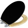 Wenko WENKO 25772100 - WC sedátko BAMBUZA 37x44 cm čierna/hnedá/lesklý chróm WE0156 + záruka 3 roky zadarmo + záruka 3 roky zadarmo Wenko WENKO 25772100 - WC sedátko BAMBUZA 37x44 cm čierna/hnedá/lesklý chróm WE0156 + záruka 3 roky zadarmo + záruka 3 roky zadarmo