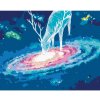 Diamondi Diamantové maľovanie - JELEŇ A GALAXIA Rámovanie: vypnuté plátno na rám, Rozmer: 40x50 cm Diamondi Diamantové maľovanie - JELEŇ A GALAXIA Rámovanie: vypnuté plátno na rám, Rozmer: 40x50 cm