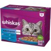 WHS WHISKAS želé vrecúška, príchute: Biela ryba, treska, losos, tuniak Box - vlhké krmivo pre mačky - 12x85g WHS WHISKAS želé vrecúška, príchute: Biela ryba, treska, losos, tuniak Box - vlhké krmivo pre mačky - 12x85g