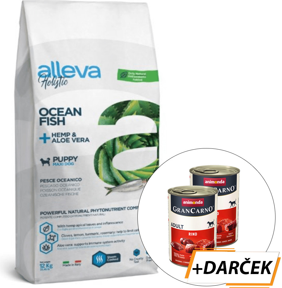 Alleva Holistic Puppy Medium Ocean Fish 12 kg