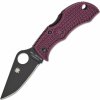 Spyderco MANBUG BURGUNDY LIGHTWEIGHT CTS-PD#1 BLACK BLADE PLAINEDGE Spyderco MANBUG BURGUNDY LIGHTWEIGHT CTS-PD#1 BLACK BLADE PLAINEDGE