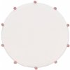 Najkoberce MELLOW biely / ružový kruh 120 cm kruh Najkoberce MELLOW biely / ružový kruh 120 cm kruh