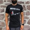 Pánské černé tričko Never Give up 009-TFTMN, Size XL, Barva Černá Tri Fun Fit 009-TFTMN Pánské černé tričko Never Give up 009-TFTMN, Size XL, Barva Černá Tri Fun Fit 009-TFTMN
