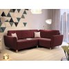 Rohová rozkladacia sedačka HILDA bordó Rohová rozkladacia sedačka HILDA bordó