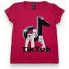 Dievčenské tričká tiktok Fuchsiová