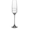 Diamante brúsené poháre na šampanské Twist 170 ml