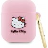 Hello Kitty Silicone 3D Kitty Head puzdro pre Apple AirPods 1 / 2 – ružové Hello Kitty Silicone 3D Kitty Head puzdro pre Apple AirPods 1 / 2 – ružové