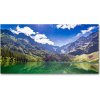 Foto obraz sklenený horizontálny Morské oko Tatry 100x50 cm Foto obraz sklenený horizontálny Morské oko Tatry 100x50 cm