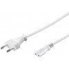 Napájací kábel PremiumCord 230V k magnetofónu 5 m biely Napájací kábel PremiumCord 230V k magnetofónu 5 m biely