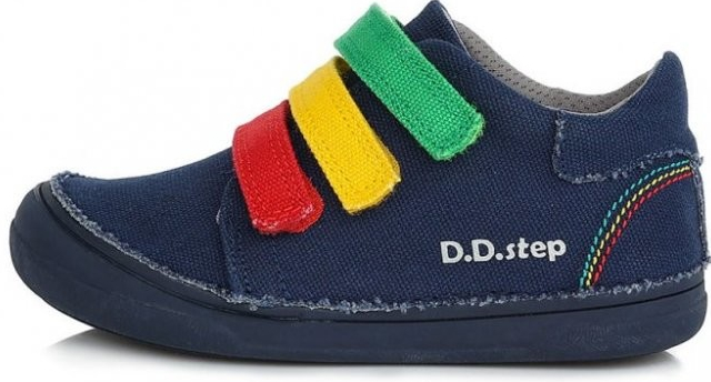 D.D.Step detské chlapčenské plátené topánky
