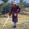 Mythrojan Vikinská vlněná tunika Erik – Vínově červená Mythrojan Vikinská vlněná tunika Erik – Vínově červená
