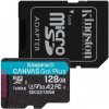 Kingston Canvas Go Plus Micro SDXC 128 GB , SD adaptér, UHS-I U3 A2, Class 10 - rýchlosť 170/90 MB/s