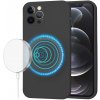 Techsuit SoftFlex MagSafe kryt na iPhone 12 Pro – čierny