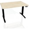 Hobis Pracovný stôl Motion, PO, 2S, 180x70,5-120,5x80 cm, agát/čierna Hobis Pracovný stôl Motion, PO, 2S, 180x70,5-120,5x80 cm, agát/čierna
