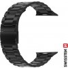 SWISSTEN kovový řemínek pro Apple Watch 42-44 mm černá 46000311 SWISSTEN kovový řemínek pro Apple Watch 42-44 mm černá 46000311