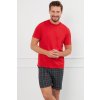 Fogo pánské pyžamo krátké červené