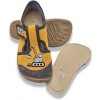 Barefoot chlapčenské papuče žltohnedé Barefoot chlapčenské papuče žltohnedé
