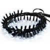 DECOLED Easy Fix LED padajúci sneh 70 cm, ľadovo biely 70 LED diód, čierny kábel IP44, predĺženie DECOLED Easy Fix LED padajúci sneh 70 cm, ľadovo biely 70 LED diód, čierny kábel IP44, predĺženie