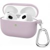 AppleKing silikónový obal s karabínou pre AirPods 3 - fialový - možnosť vrátiť tovar ZADARMO do 30tich dní AppleKing silikónový obal s karabínou pre AirPods 3 - fialový - možnosť vrátiť tovar ZADARMO do 30tich dní
