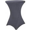 TENTino Elastický obrus EXTREME na koktejlový bistro stôl 70-80 cm VIAC FARIEB Farba obrusu: TMAVOŠEDÁ / ANTRACIT TENTino Elastický obrus EXTREME na koktejlový bistro stôl 70-80 cm VIAC FARIEB Farba obrusu: TMAVOŠEDÁ / ANTRACIT