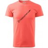 Klarinet nápis - Klasické pánske tričko vyššej gramáže - XL ( Korálová ) Klarinet nápis - Klasické pánske tričko vyššej gramáže - XL ( Korálová )