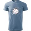 Baseball lopta v triku - Klasické pánske tričko vyššej gramáže - M ( Denim ) Baseball lopta v triku - Klasické pánske tričko vyššej gramáže - M ( Denim )