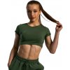 Dámske tričko GymBeam Strix Women‘s Essential CropTop Cedar Green M Dámske tričko GymBeam Strix Women‘s Essential CropTop Cedar Green M