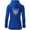 Viking logo - Mikina dámska trendy zipper s kapucňou - M ( Kráľovská modrá ) Viking logo - Mikina dámska trendy zipper s kapucňou - M ( Kráľovská modrá )