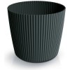 Prosperplast Kvetináč MILLA ROND uhoľný, variant 12,9 cm Prosperplast Kvetináč MILLA ROND uhoľný, variant 12,9 cm