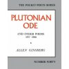 Plutonian Ode (Allen Ginsberg)(Brožovaná) Plutonian Ode (Allen Ginsberg)(Brožovaná)