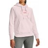 Under Armour | Rival Fleece Metallic Hoodie | rúžová| M Under Armour | Rival Fleece Metallic Hoodie | rúžová| M
