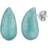 Stříbrné náušnice kapky Sperancie s přírodním akvamarínem 20 x 10 mm Stříbrné náušnice kapky Sperancie s přírodním akvamarínem 20 x 10 mm