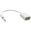 Redukcia AUX na USB samicu 3.5mm - biela (ECO balenie) Redukcia AUX na USB samicu 3.5mm - biela (ECO balenie)