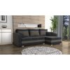 Rohová rozkladacia sedačka FABIO čierno-tmavošedá Rohová rozkladacia sedačka FABIO čierno-tmavošedá