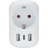 Solight PA03UK Cestovný adaptér UK USB A+C prepoužitie vo Veľkej Británii, typ G Solight PA03UK Cestovný adaptér UK USB A+C prepoužitie vo Veľkej Británii, typ G