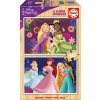 EDUCA Dřevěné puzzle Disney princezny 2x50 dílků EDUCA Dřevěné puzzle Disney princezny 2x50 dílků