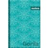 Notes poznámkový SNOWFLAKE A5 138x205 mm štvorčekový 96 listov Notes poznámkový SNOWFLAKE A5 138x205 mm štvorčekový 96 listov