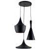 Abigali Round závesné svietidlo 3x40 W čierna-zlatá CHZ3B-E27 Abigali Round závesné svietidlo 3x40 W čierna-zlatá CHZ3B-E27