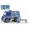 Lena Auto Truxx polícia plast 29cm s figúrkou v krabici 39x22x16cm 24m + Lena Auto Truxx polícia plast 29cm s figúrkou v krabici 39x22x16cm 24m +